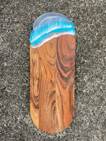 Footed Oval Beach Grazing Board