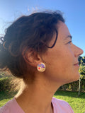 Mixed Glitter Statement Stud Earrings